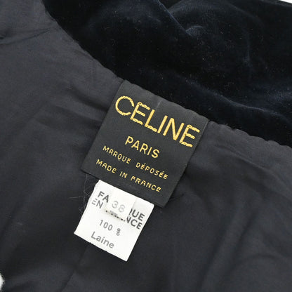 Celine Single Breasted Jacket Black #38