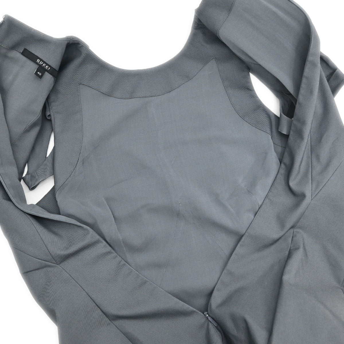 Gucci 2009 Short Sleeve Dress Gray #40