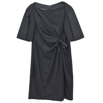 Gucci 2007 Short Sleeve Bow Dress Black