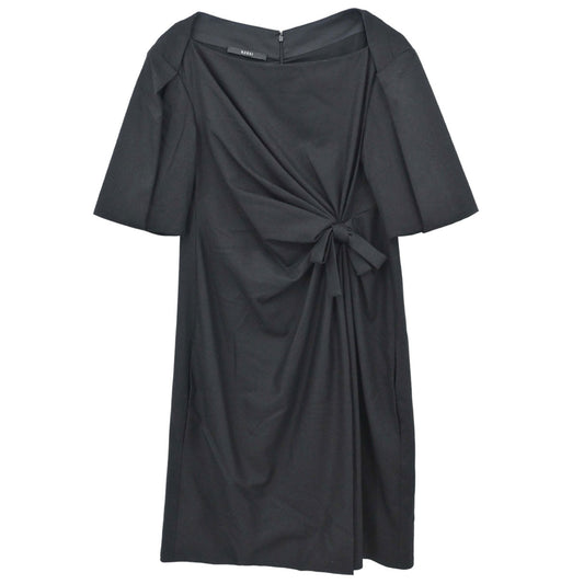 Gucci 2007 Short Sleeve Bow Dress Black