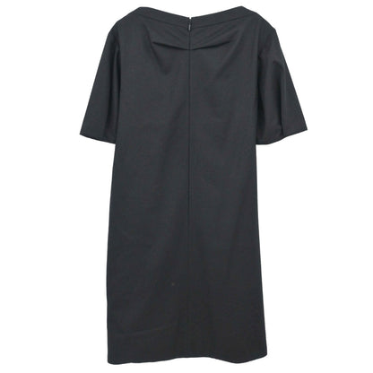 Gucci 2007 Short Sleeve Bow Dress Black