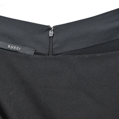 Gucci 2007 Short Sleeve Bow Dress Black