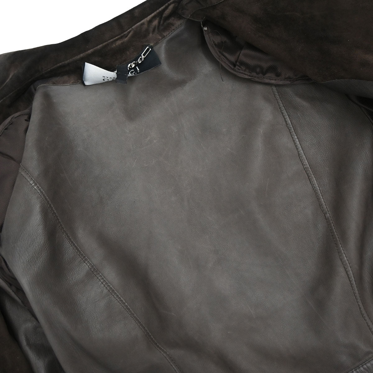 Gucci Lambskin Jacket Brown #38
