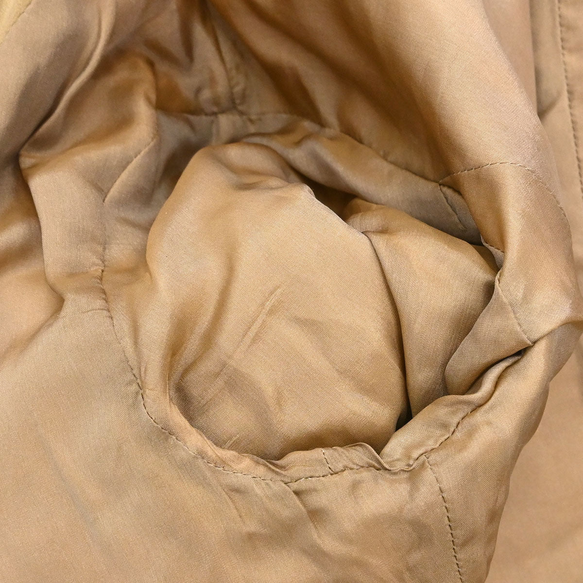 Prada 2006 Collarless Zip Up Jacket Beige #42