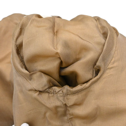 Prada 2006 Collarless Zip Up Jacket Beige #42