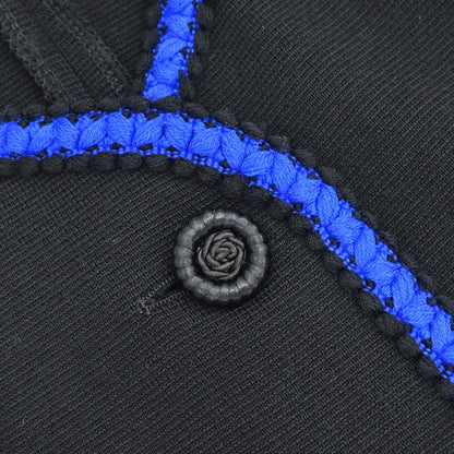Yves Saint Laurent Cardigan Black Blue #M