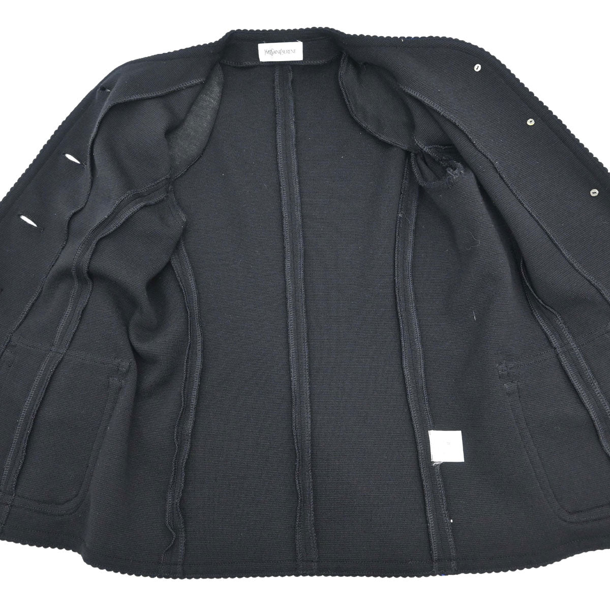 Yves Saint Laurent Cardigan Black Blue #M