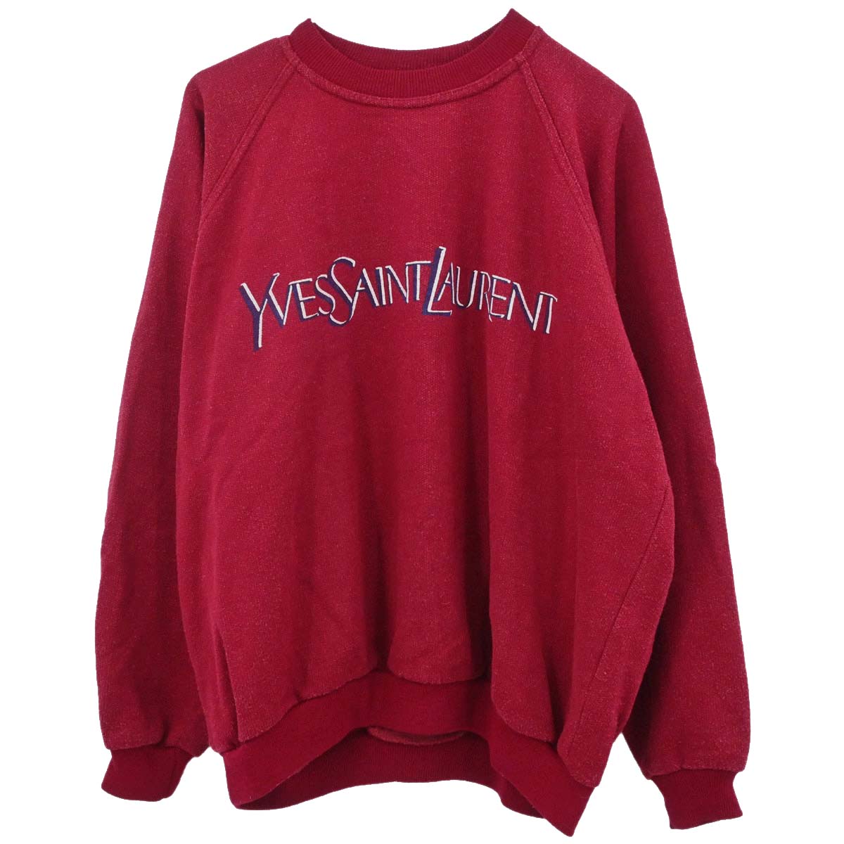 Yves Saint Laurent Pullover Top Red #L