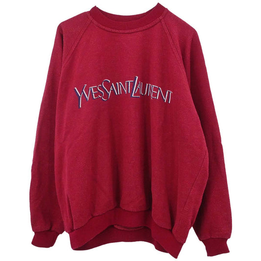 Yves Saint Laurent Pullover Top Red #L