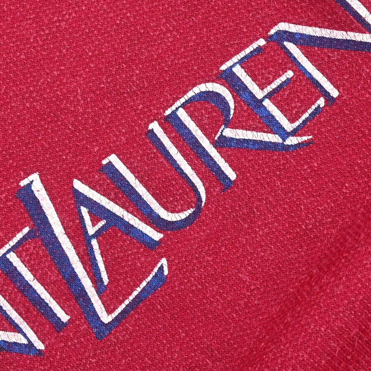 Yves Saint Laurent Pullover Top Red #L