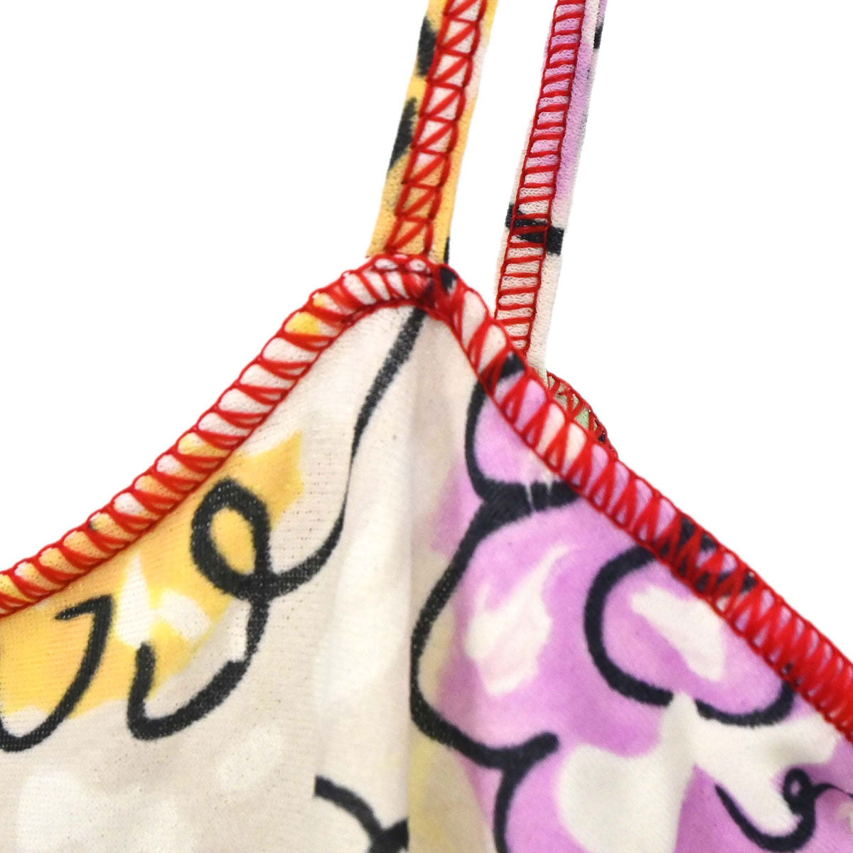 Chanel 2000 Swimwear Swimsuit Floral White #38
