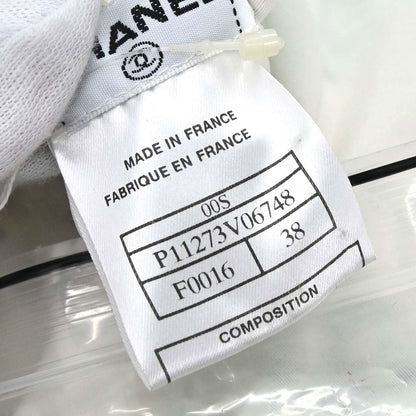Chanel 2000 Swimwear Swimsuit Floral White #38