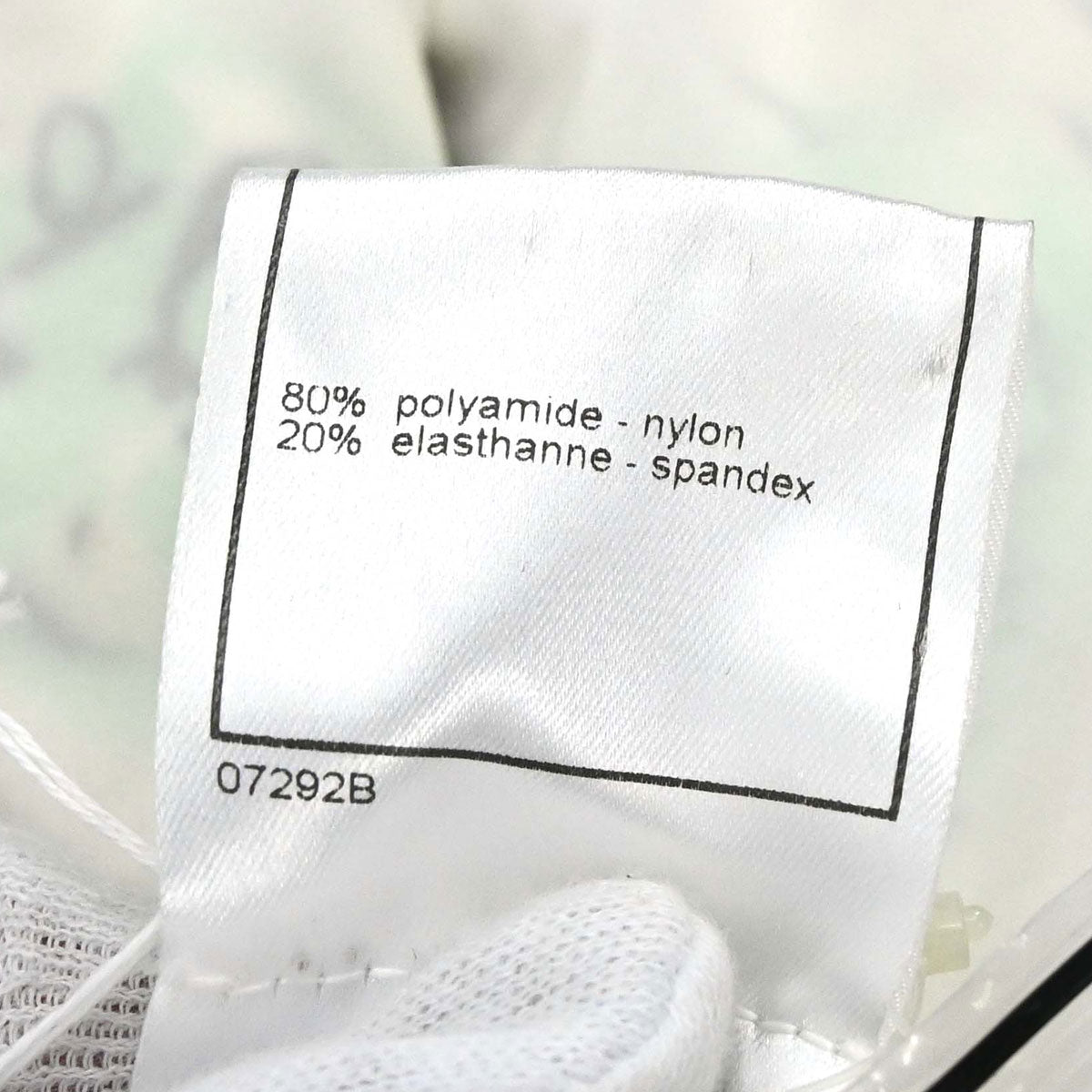 Chanel 2000 Swimwear Swimsuit Floral White #38