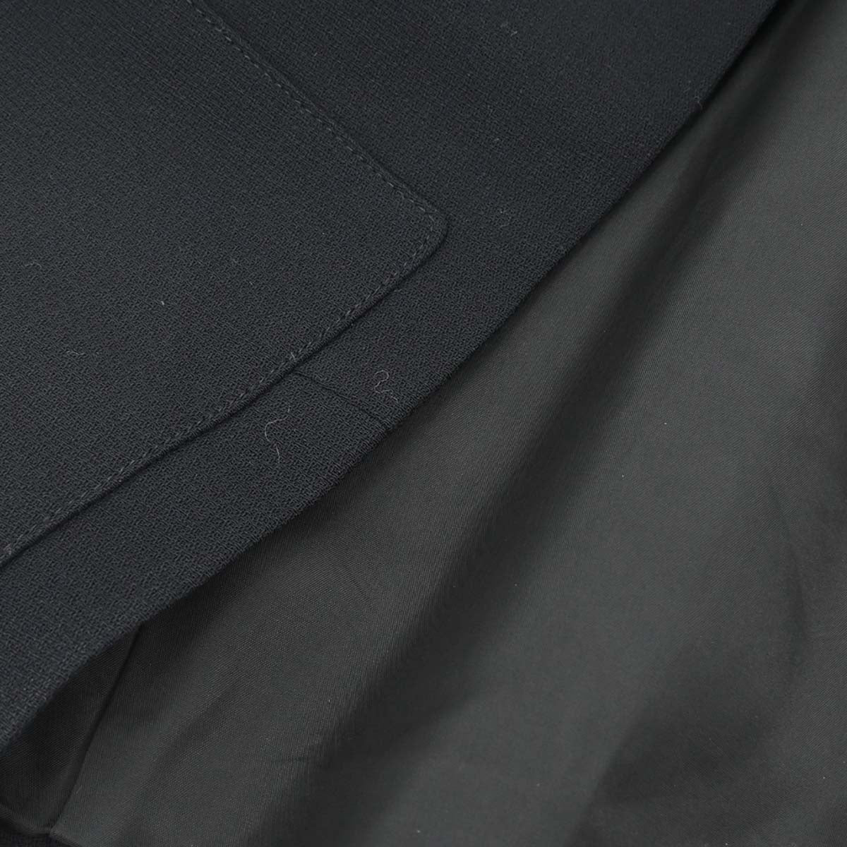Yves Saint Laurent Setup Suit Jacket Skirt Black #36 #38