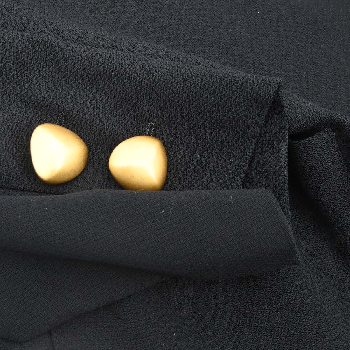 Yves Saint Laurent Setup Suit Jacket Skirt Black #36 #38