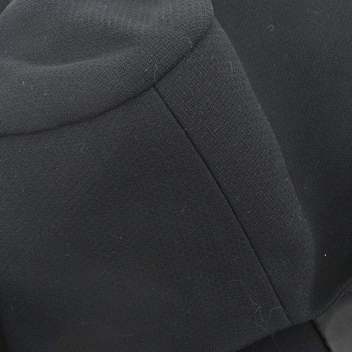Yves Saint Laurent Setup Suit Jacket Skirt Black #36 #38