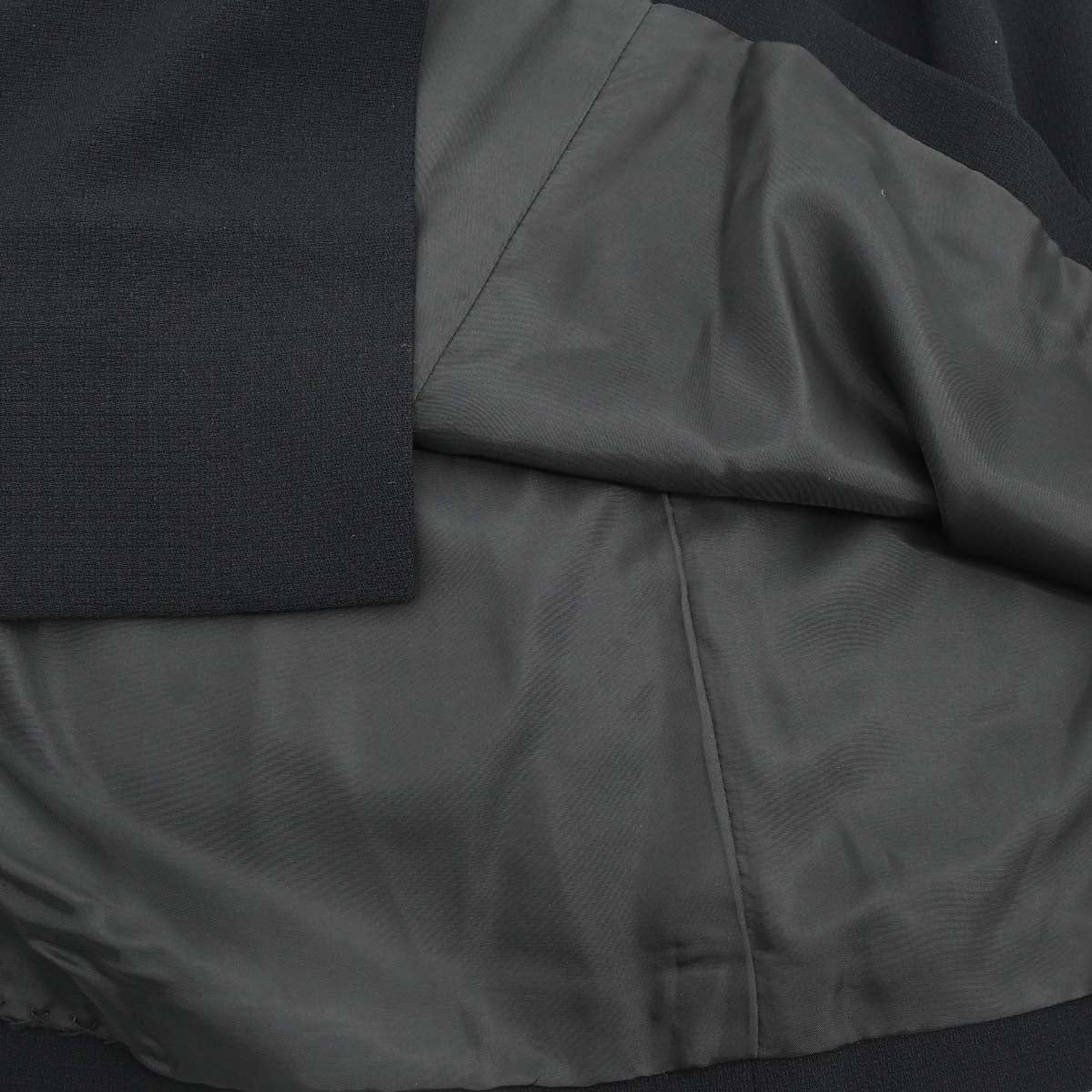 Yves Saint Laurent Setup Suit Jacket Skirt Black #36 #38