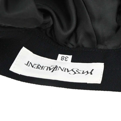 Yves Saint Laurent Setup Suit Jacket Skirt Black #36 #38
