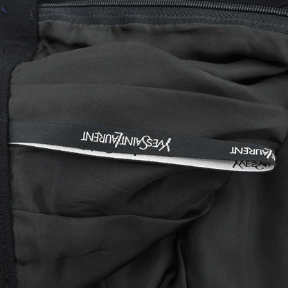 Yves Saint Laurent Setup Suit Jacket Skirt Black #36 #38