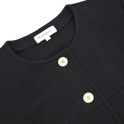 Yves Saint Laurent Collarless Jacket Black #L