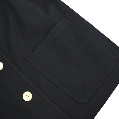 Yves Saint Laurent Collarless Jacket Black #L