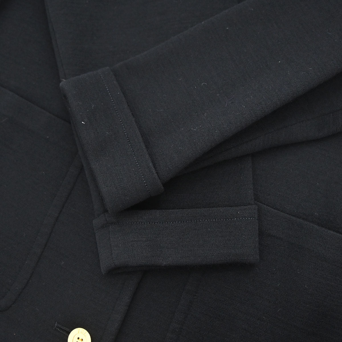 Yves Saint Laurent Collarless Jacket Black #L