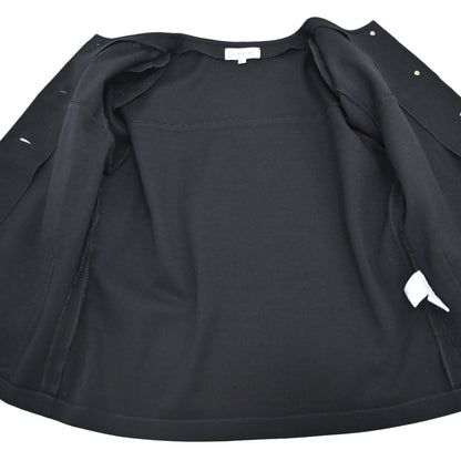 Yves Saint Laurent Collarless Jacket Black #L