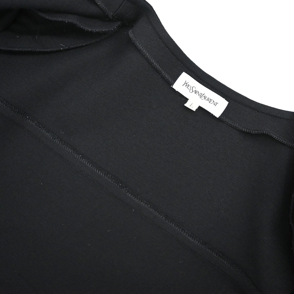 Yves Saint Laurent Collarless Jacket Black #L