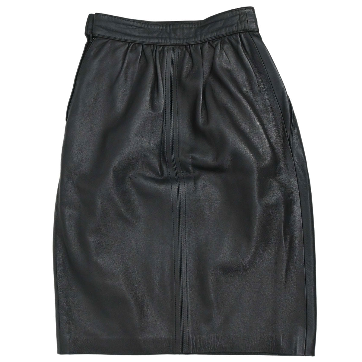 Loewe Leather Skirt Black