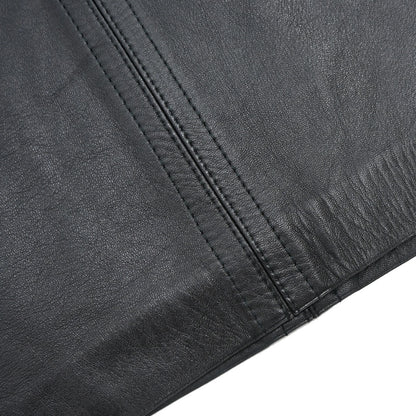 Loewe Leather Skirt Black