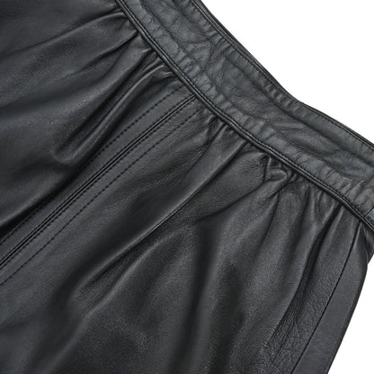 Loewe Leather Skirt Black