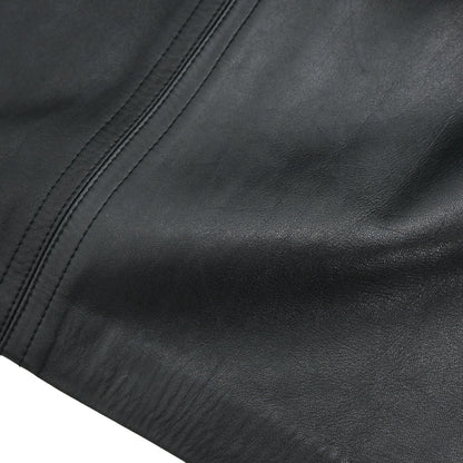 Loewe Leather Skirt Black