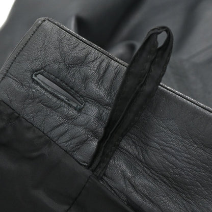 Loewe Leather Skirt Black