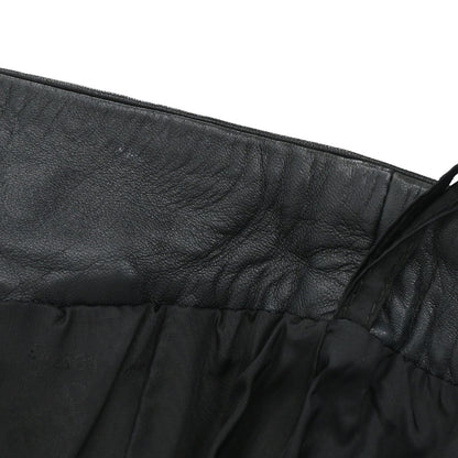 Loewe Leather Skirt Black