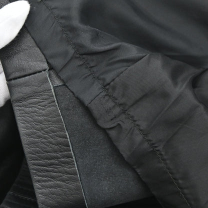 Loewe Leather Skirt Black