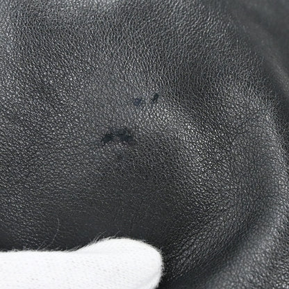Loewe Leather Skirt Black
