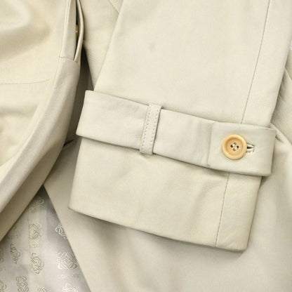 Loewe Lambskin Coat Ivory #38