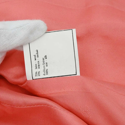 Chanel 1996 Double Breasted Tweed Jacket Pink #42