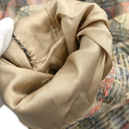 Chanel 1998 Double Breasted Check Jacket Beige #38
