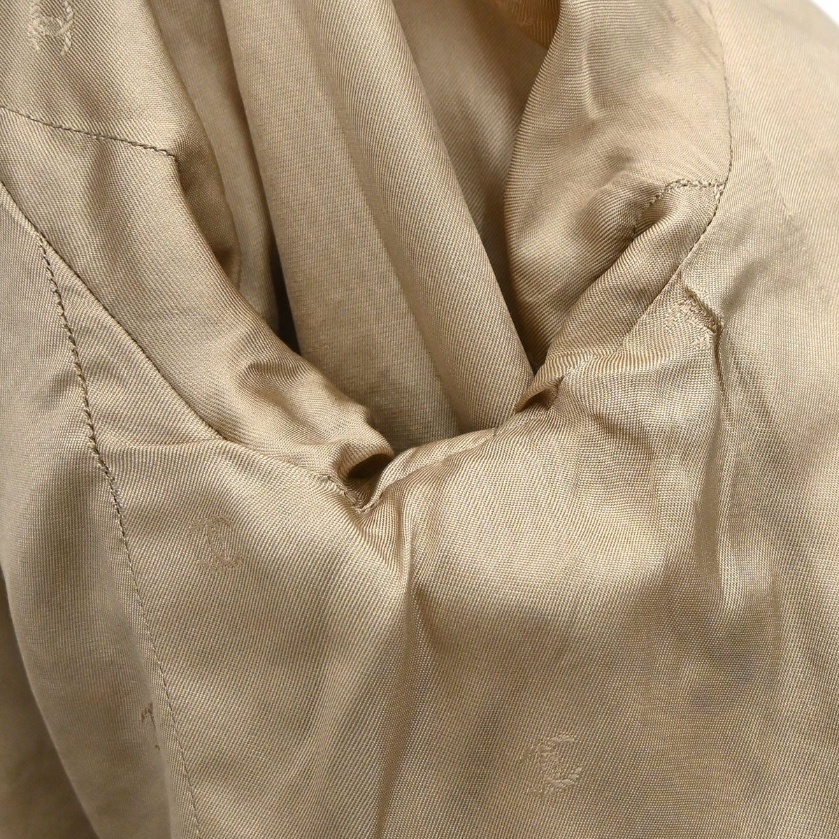 Chanel 1998 Double Breasted Check Jacket Beige #38