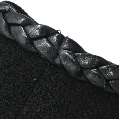 Chanel Collarless Jacket Black #38