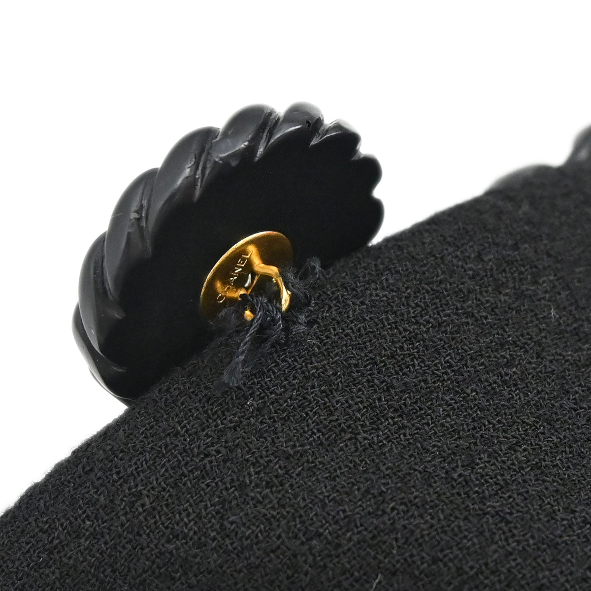 Chanel Collarless Jacket Black #38
