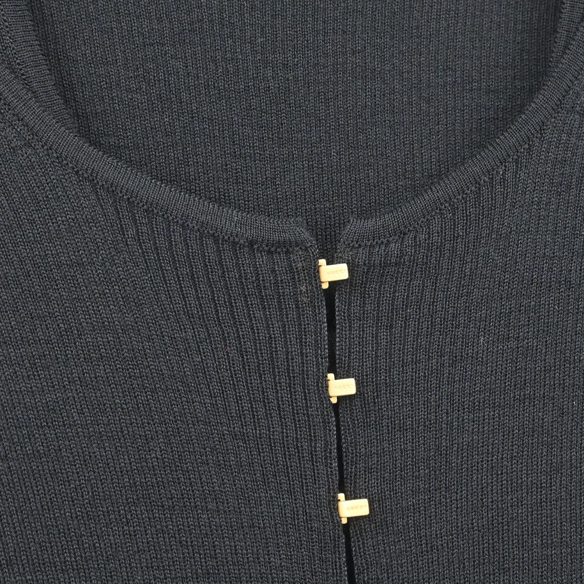 Gucci Set Cardigan Top Black #XS