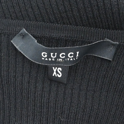 Gucci Set Cardigan Top Black #XS