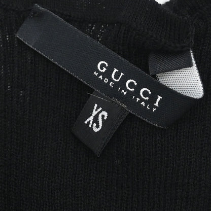 Gucci Set Cardigan Top Black #XS