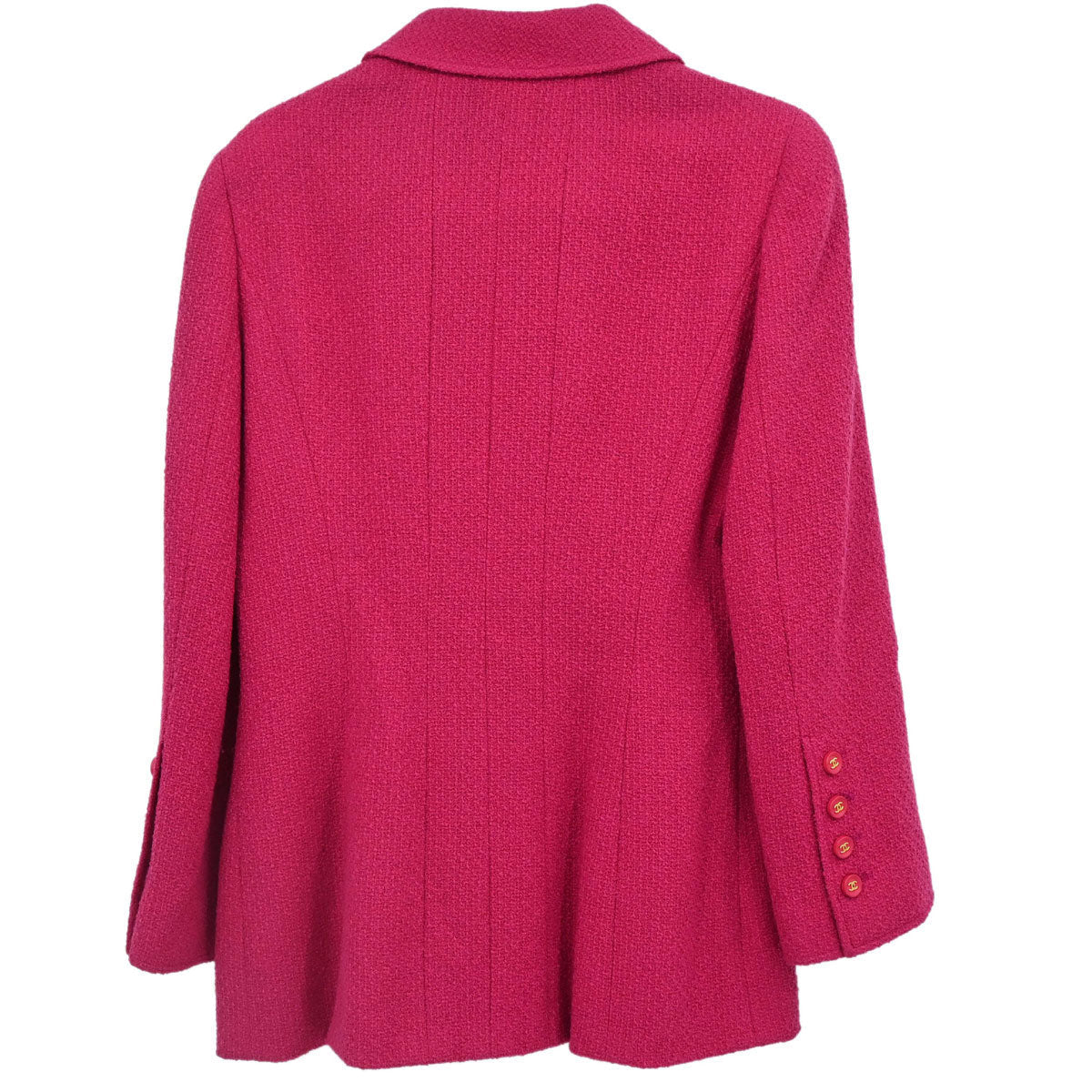 Chanel 1995 Single Breasted Jacket Pink #42