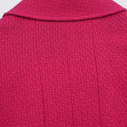 Chanel 1995 Single Breasted Jacket Pink #42