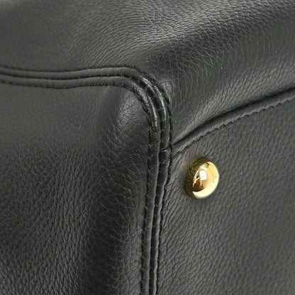 Chanel 2012-2013 Black Calfskin Executive Cerf Tote Bag