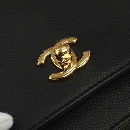 Chanel 2012-2013 Black Calfskin Executive Cerf Tote Bag