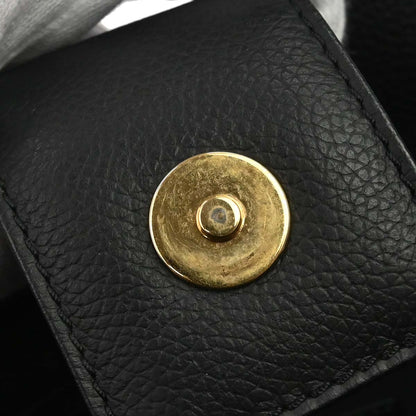 Chanel 2012-2013 Black Calfskin Executive Cerf Tote Bag